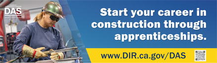 Billboard of a Female Construction Worker.