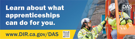 Billboard of a Female Construction Worker.